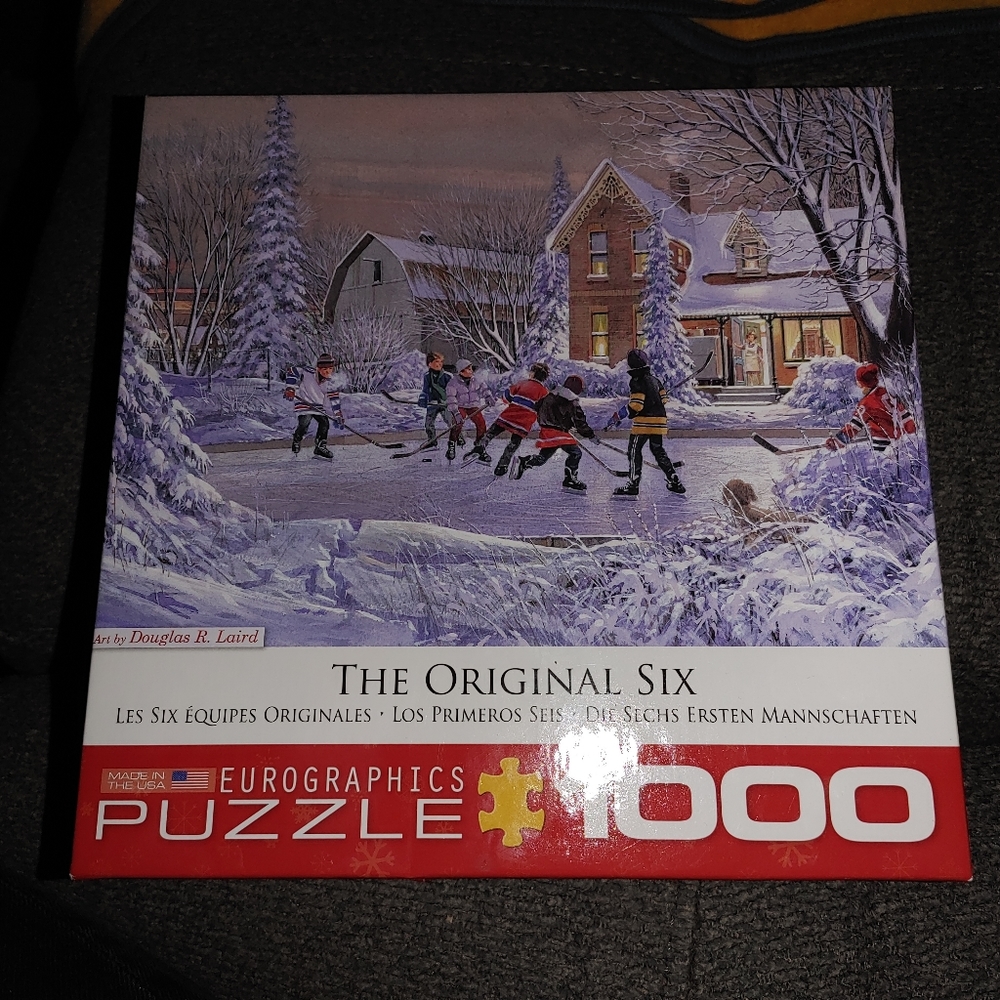 100% COMP. EUROGRAPHICS 1000 PIECE JIGSAW PUZZLE-THE ORIGINAL SIX